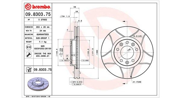 MAGNETI MARELLI Тормозной диск 360406041405